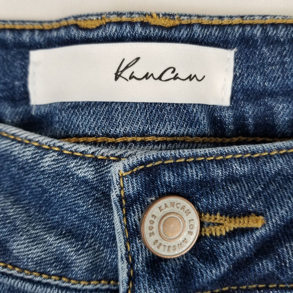 KanCan Jeans Size 11/29 Wide Leg KC7127M High Rise Trouser Stretch Denim Blue - Picture 4 of 9